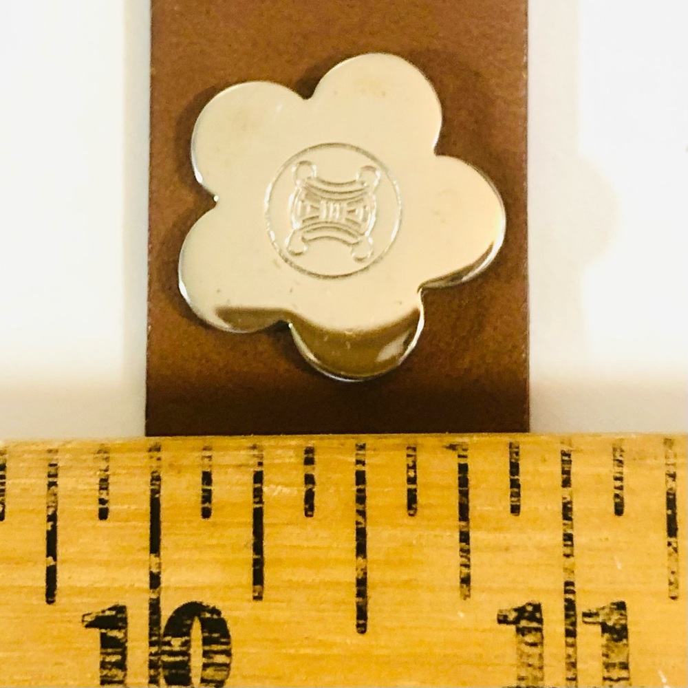 Celine Brown Leather Double Wrap Belt. - Picture 14 of 14